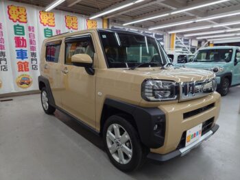 タフト Gターボ クロムベンチャー9インチスマホ連携ディスプレイオーディオ 未使用車 4WD