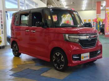 N-BOXカスタム G・EXターボ　ホンダセンシング　4WD