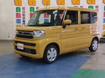 スペーシア ハイブリッドX　全方位モニター純正ナビTVスズキコネクト　セーフティプラスパッケージ　4WD