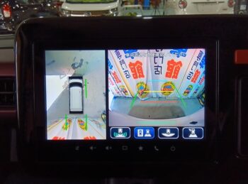 スペーシアカスタム ハイブリッド　GS　全方位モニター純正ナビTVスズキコネクト 4WD