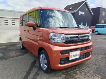 スペーシア ハイブリッドG 全方位モニター純正ナビTV スズキコネクト 未使用車 4WD