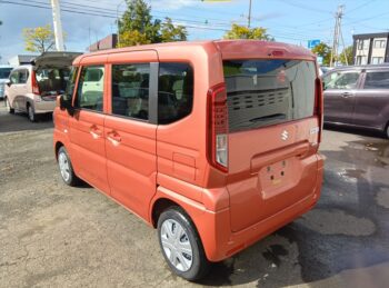 スペーシア ハイブリッドG 全方位モニター純正ナビTV スズキコネクト 未使用車 4WD