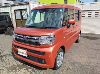 スペーシア ハイブリッドG 全方位モニター純正ナビTV スズキコネクト 未使用車 4WD