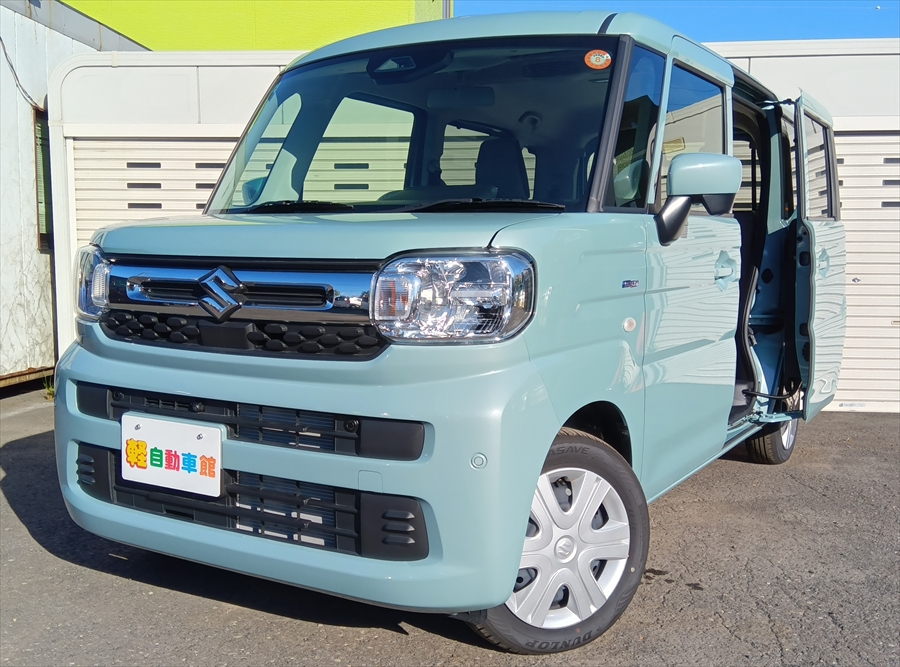 スペーシア ハイブリッドX セーフティプラスパッケージ 全方位モニター純正ナビTVスズキコネクト 4WD
