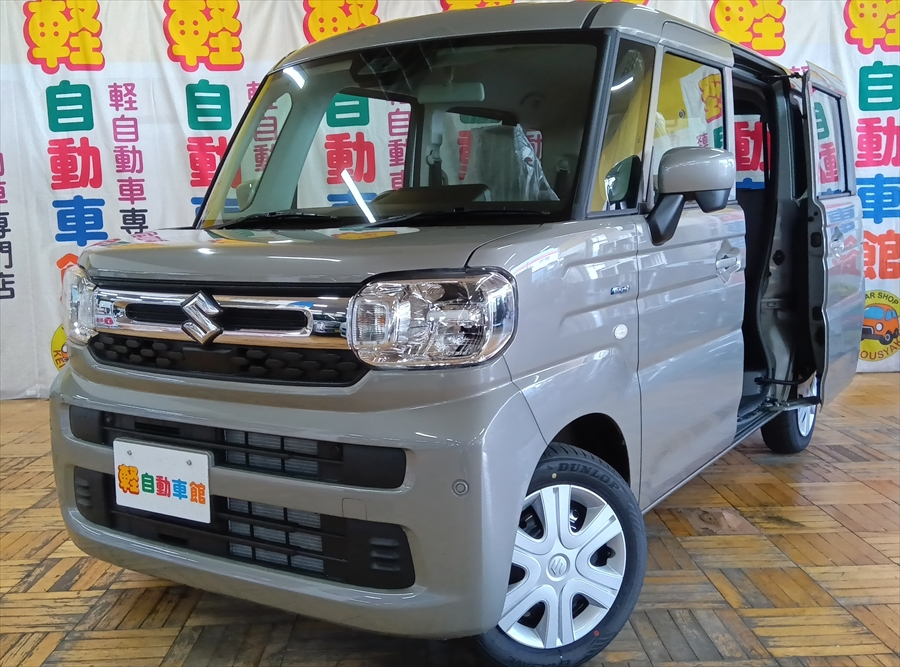 スペーシア ハイブリッド G スズキセーフティサポート 未使用車 4WD