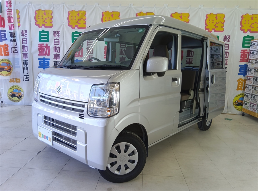 エブリイバン PC　セーフティサポート　社外ナビ・フルセグTV・Bカメラ　4WD