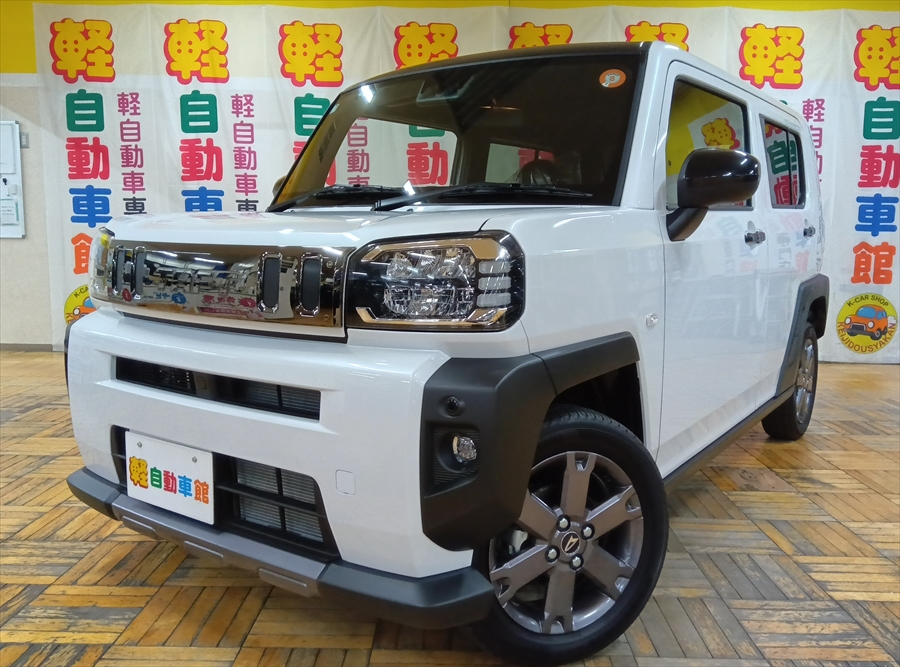 タフト Ｇターボ ダーククロムベンチャー　純正9インチディスプレイオーディオ 4WD 未使用車