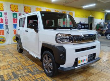 タフト Ｇターボ ダーククロムベンチャー　純正9インチディスプレイオーディオ 4WD 未使用車