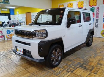 タフト Ｇターボ ダーククロムベンチャー　純正9インチディスプレイオーディオ 4WD 未使用車