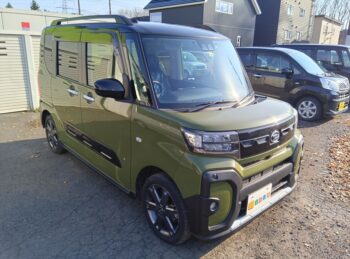 タント ファンクロス ターボ 純正10インチナビTV 4WD