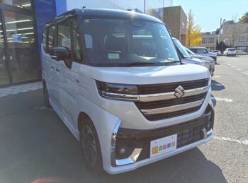 スペーシアカスタム ハイブリットＸＳ 全方位モニター付メモリーナビゲーション・スズキコネクト