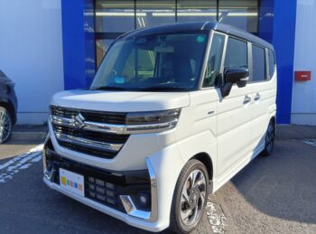 スペーシアカスタム ハイブリットＸＳ 全方位モニター付メモリーナビゲーション・スズキコネクト