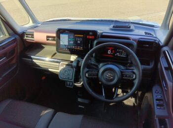 スペーシアカスタム ハイブリットＸＳ 全方位モニター付メモリーナビゲーション・スズキコネクト