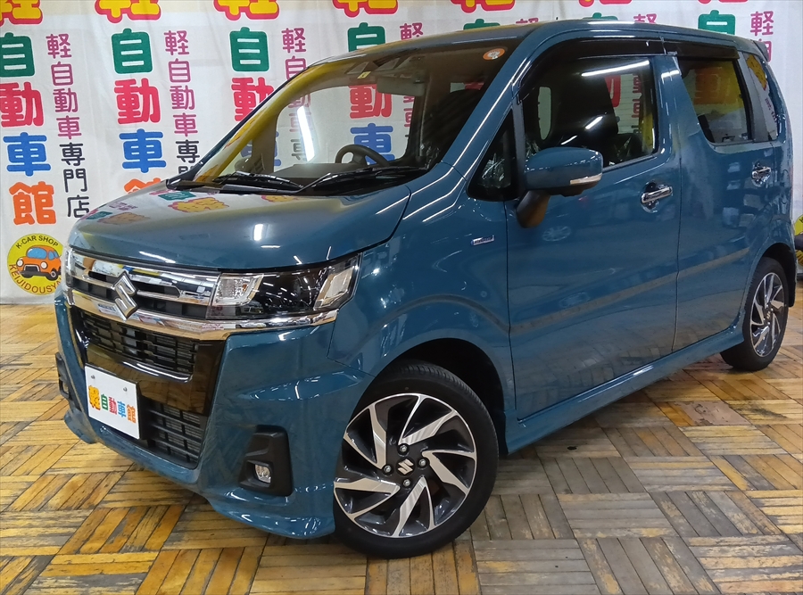 ワゴンR カスタムZ ハイブリッドＺＸ　アップグレードパック　全方位モニター付ディスプレイオーディオ　スズキコネクト 4WD