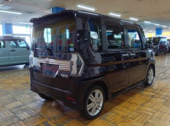 タントカスタム ＲＳ　トップエディションＳＡⅢ　ターボ　パノラマビューモニター　純正ナビＴＶ 4WD