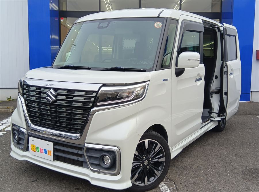 スペーシアカスタム ハイブリットＸＳ　ターボ 純正ナビＴＶ