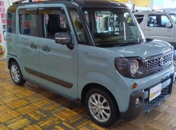 スペーシアギア ハイブリッドＸＺ　全方位モニター用カメラパッケージ装着車　純正ナビＴＶ 4WD