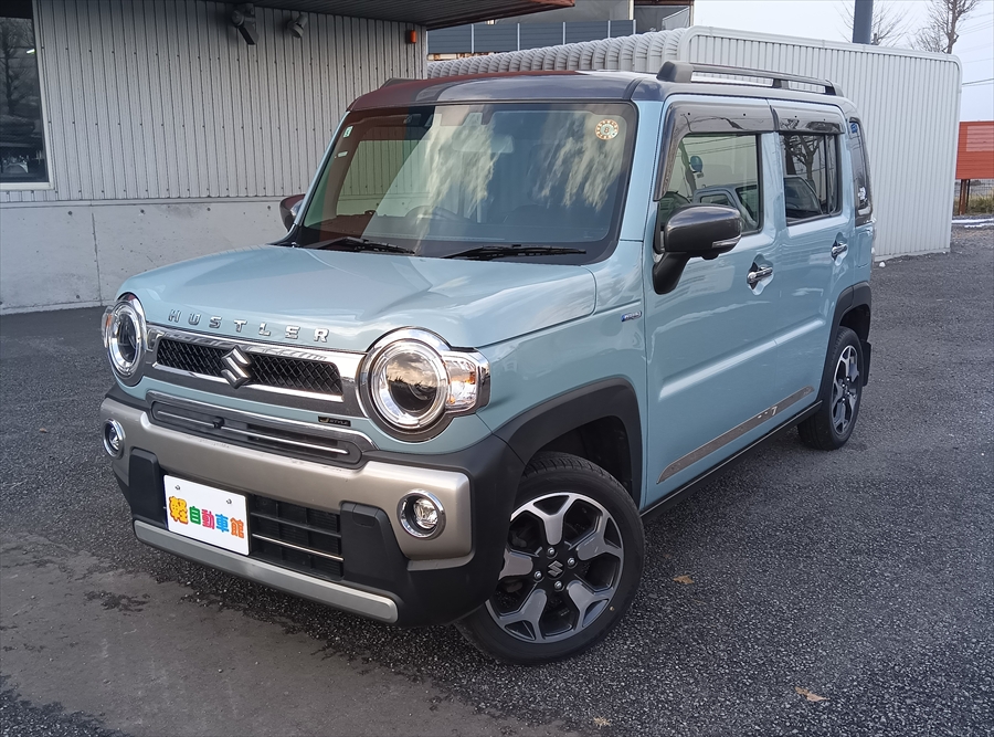 ハスラー Ｊスタイルターボ 全方位モニター付メモリーナビ 4WD
