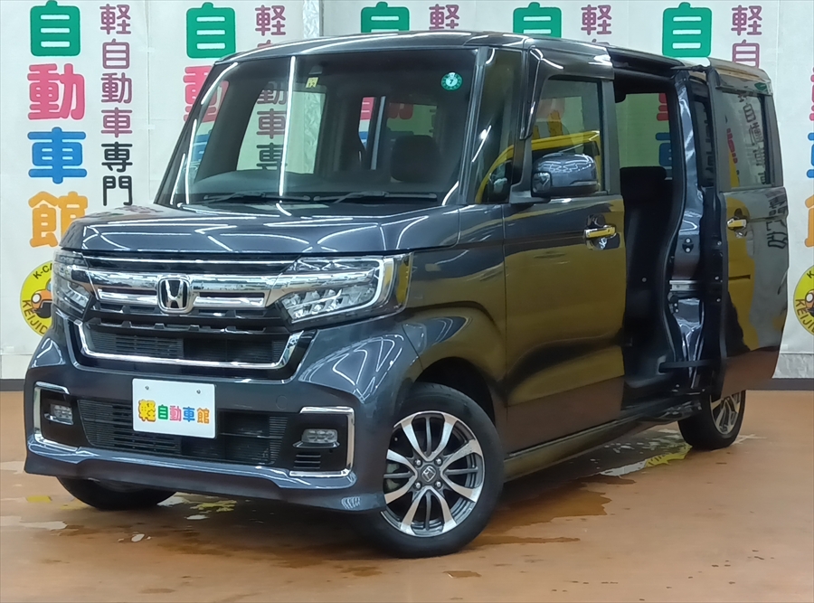 N-BOXカスタム L 後期型 純正ナビ・TV 4WD