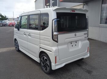 スペーシアカスタム ハイブリッドＸＳ 全方位モニター付純正ナビTV スズキコネクト 4WD