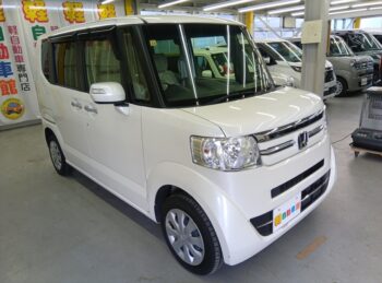 N-BOX+ G・Lパッケージ 福祉車両 車椅子仕様スローパー 純正ナビTV バックカメラ 4WD