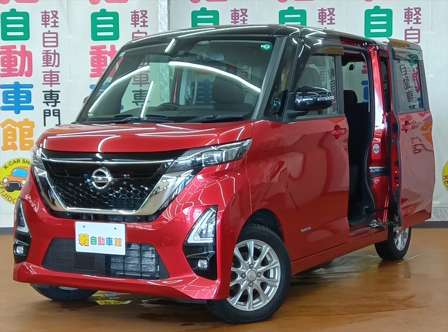 ルークス ハイウェイスターＧ ターボ　プロパイロットエディション　純正ナビ・ＴＶ アラウンドビューモニター 4WD