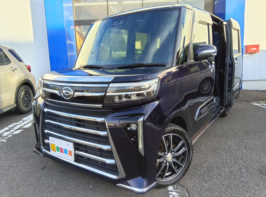 タントカスタム ＲＳ ターボ 純正ナビＴＶ パノラマモニター 後期型