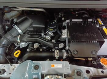 ムーヴキャンバス ストライプスＧターボ　純正9インチナビＴＶ　パノラマモニター 4WD