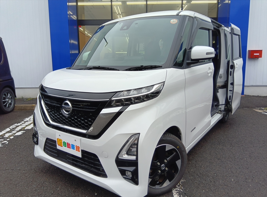 ルークス ハイウェイスターＸ 快適パックＡ 純正ナビＴＶ アラウンドビューモニター