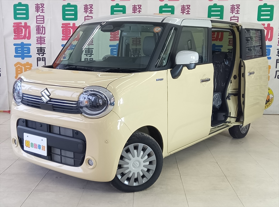 ワゴンR スマイル ハイブリッドX　全方位モニター付き純正ナビTVスズキコネクト対応通信機装着車　4WD