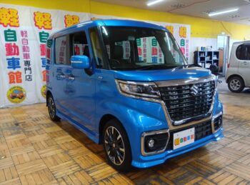 スペーシアカスタム ハイブリッドＸＳ　純正ディスプレイオーディオ 4WD