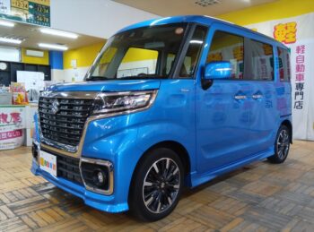 スペーシアカスタム ハイブリッドＸＳ　純正ディスプレイオーディオ 4WD