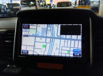 N-BOX+カスタム Ｇ・ターボパッケージ　社外ナビＴＶ　バックカメラ 4WD