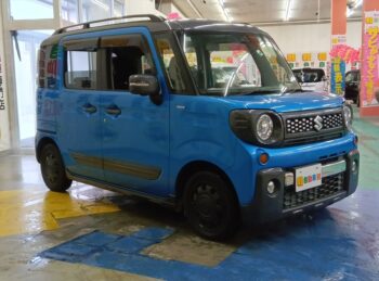 スペーシアギア ハイブリッドXZターボ　全方位モニター付純正ナビTV　4WD