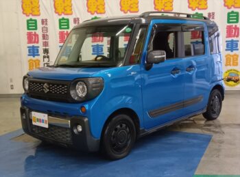 スペーシアギア ハイブリッドXZターボ　全方位モニター付純正ナビTV　4WD