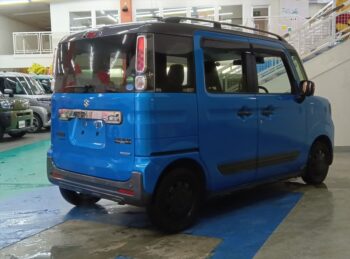 スペーシアギア ハイブリッドXZターボ　全方位モニター付純正ナビTV　4WD