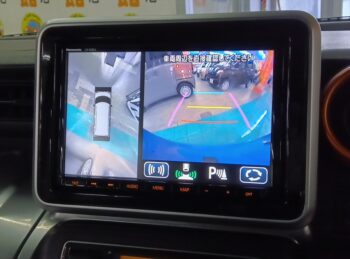 スペーシアギア ハイブリッドXZターボ　全方位モニター付純正ナビTV　4WD