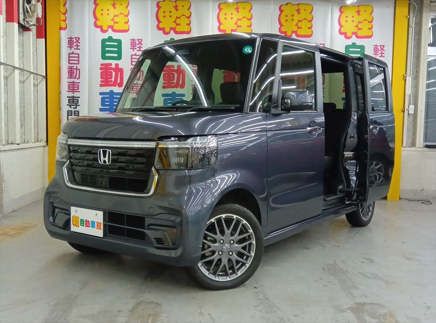 N-BOXカスタム ターボ ナビTV バックカメラ 4WD