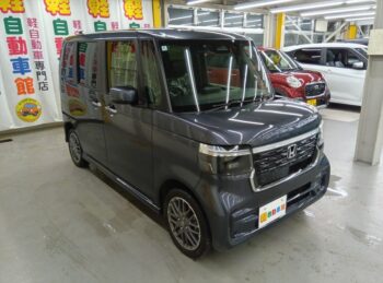 N-BOXカスタム ターボ ナビTV バックカメラ 4WD