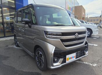 スペーシアカスタム ハイブリットＸＳ 全方位モニター純正ナビＴＶ・スズキコネクト 未使用車 