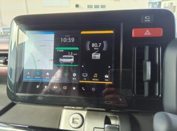 スペーシアカスタム ハイブリットＸＳ 全方位モニター純正ナビＴＶ・スズキコネクト 未使用車 