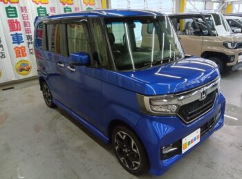 N-BOXカスタム G・L ターボ ホンダセンシング 純正８インチナビTV バックカメラ 4WD