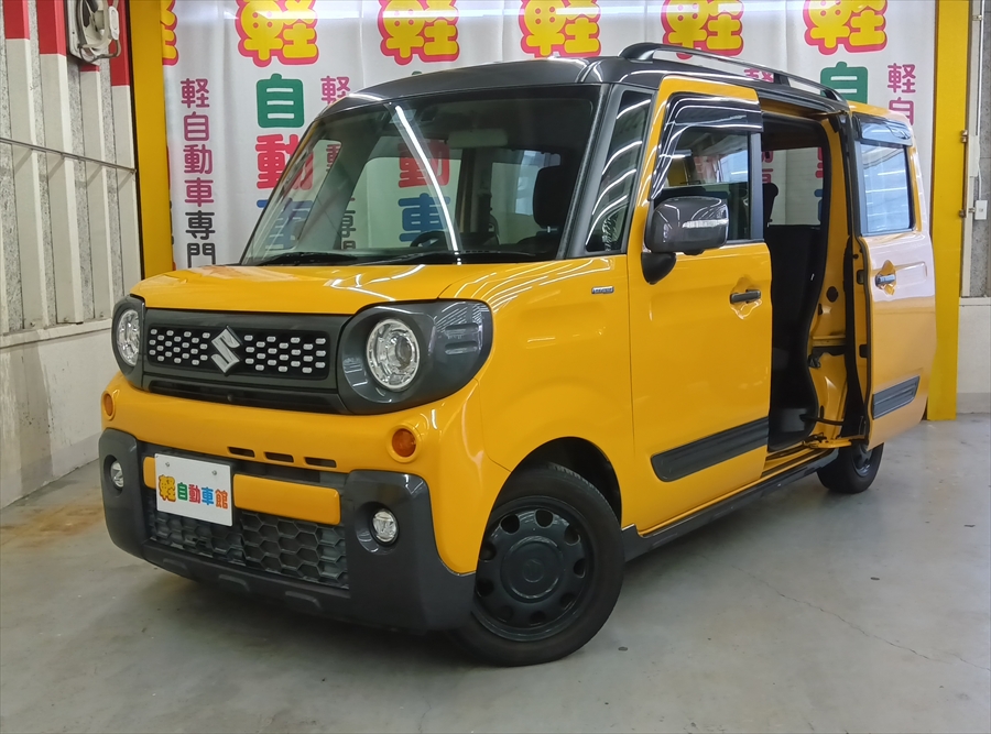 スペーシアギア ハイブリッドXZ ターボ ナビTVバックカメラ 4WD