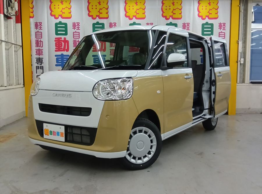 ムーヴキャンバス ストライプスX 未使用車 4WD