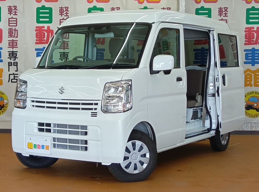 エブリイバン ＰＣ６型 純正バックアイカメラ付ディスプレイオーディオ  未使用車 4WD