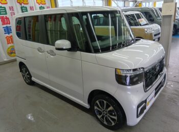 N-BOXカスタム スロープ 福祉車両車椅子仕様 純正ナビTV 4WD