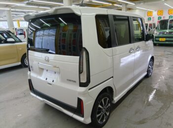 N-BOXカスタム スロープ 福祉車両車椅子仕様 純正ナビTV 4WD
