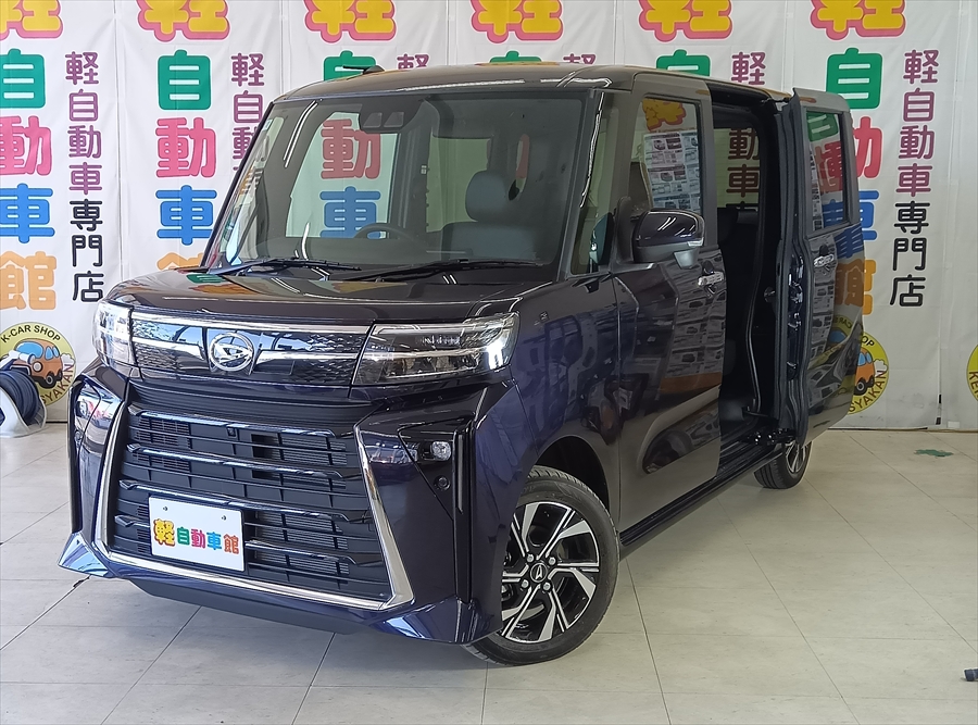 タントカスタム X　純正ナビTV・パノラマビューモニター　4WD