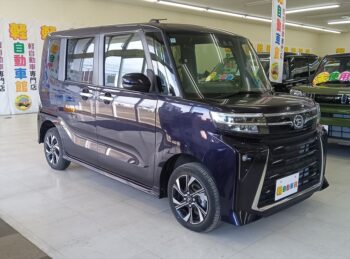 タントカスタム X　純正ナビTV・パノラマビューモニター　4WD