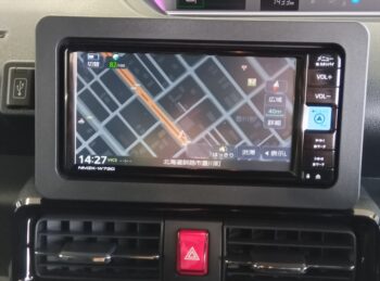 タントカスタム X　純正ナビTV・パノラマビューモニター　4WD